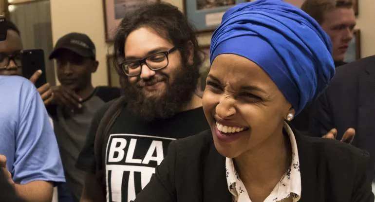 Nữ ứng viên Dân chủ Ilhan Omar. Ảnh: AP