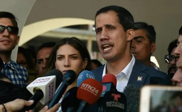 Ông Juan Guaido (ảnh), tổng thống lâm thời tự xưng của Venezuela đang chiến đấu với Tổng thống Nicolas Maduro về cứu trợ quốc tế. Ảnh: AFP