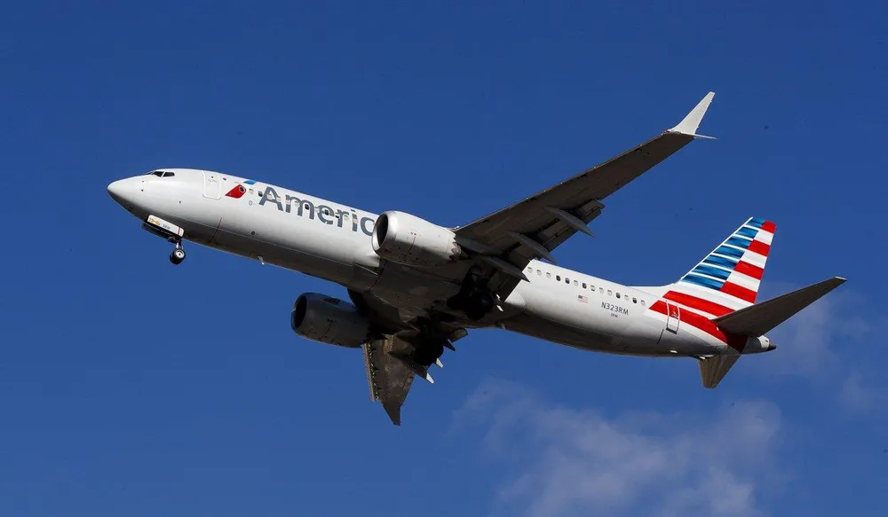 Một chiếc Boeing 737 MAX 8 của hãng American Airlines. Ảnh: EPA