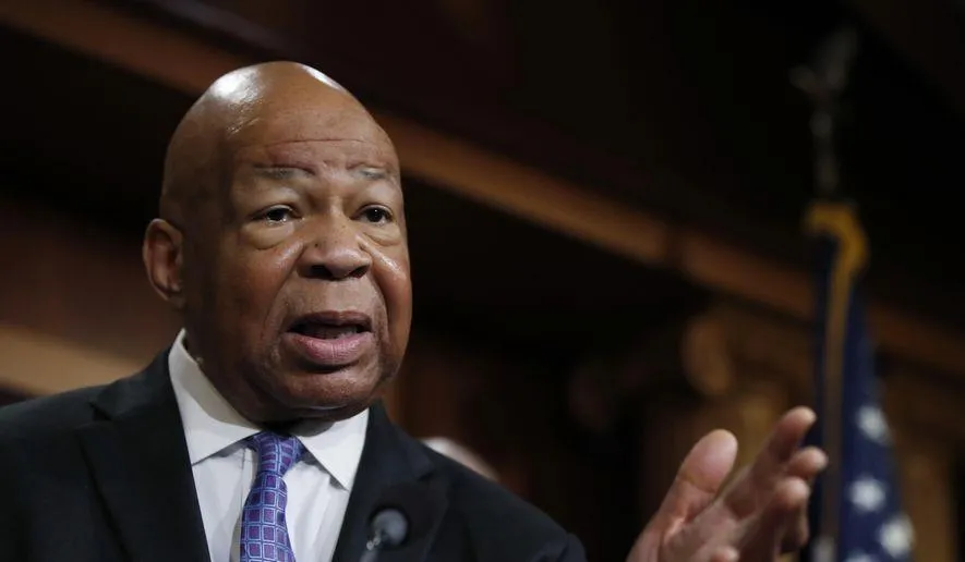 Chủ tịch Ủy ban Giám sát và Cải cách Hạ viện Elijah Cummings. Ảnh: WASHINGTON TIMES