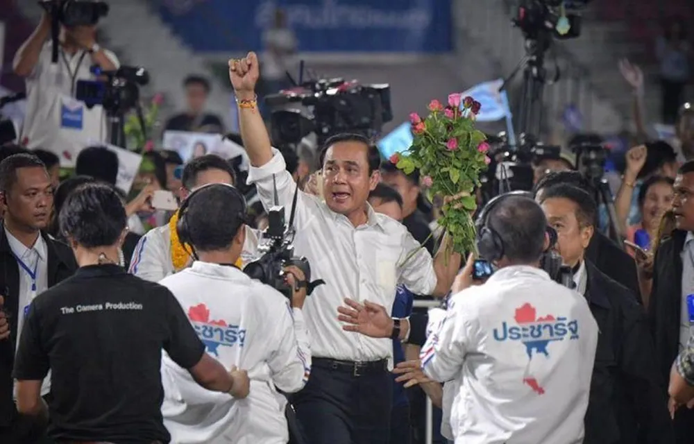 Tướng quân đội, đương kim Thủ tướng Prayuth Chan-o-cha có khả năng sẽ kéo dài quyền lực thêm nhiệm kỳ mới. Ảnh: STRAIT TIMES