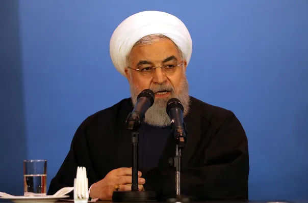 Tổng thống Iran Hassan Rouhani tố cáo Mỹ là “trùm khủng bố thế giới”. Ảnh: REUTERS