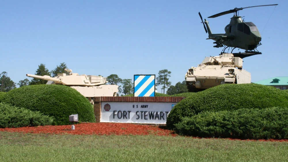 Căn cứ Fort Stewart ở bang Georgia (Mỹ). Ảnh: GETTY IMAGES