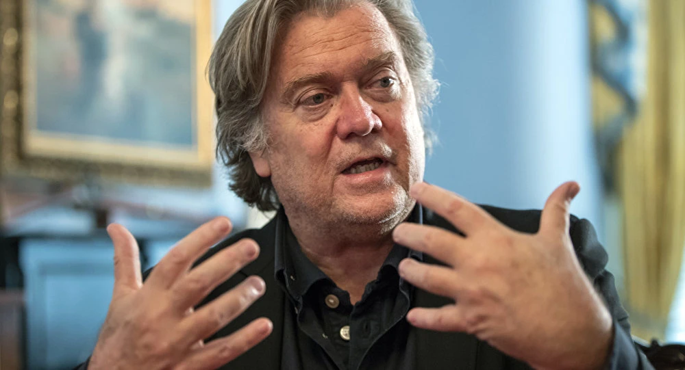 Ông Steve Bannon – cựu chiến lược trưởng Nhà Trắng dưới thời Tổng thống Donald Trump và là Giám đốc điều hành chiến dịch tranh cử tổng thống của ông Trump năm 2016. Ảnh: AP