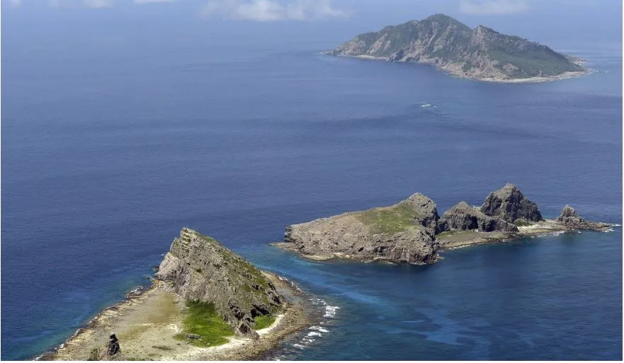 Tranh chấp quần đảo Senkaku/Điếu Ngư là một tâm điểm bất đồng giữa Nhật và Trung Quốc. Ảnh: KYODO