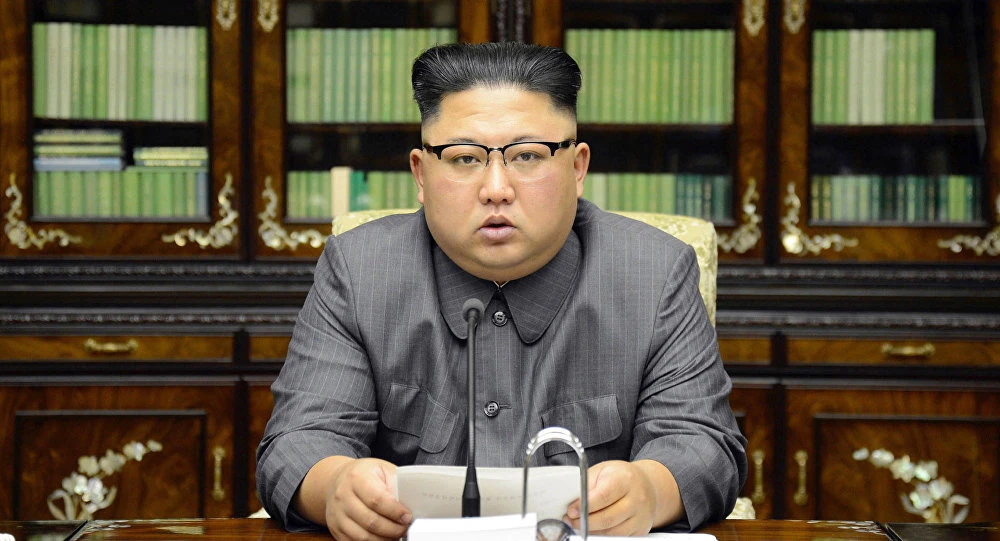 Lãnh đạo Triều Tiên Kim Jong-un tham gia kỳ họp toàn thể thứ 5 của Ủy ban Trung ương đảng Lao động Triều Tiên. Ảnh: KCNA công bố ngày 31-12