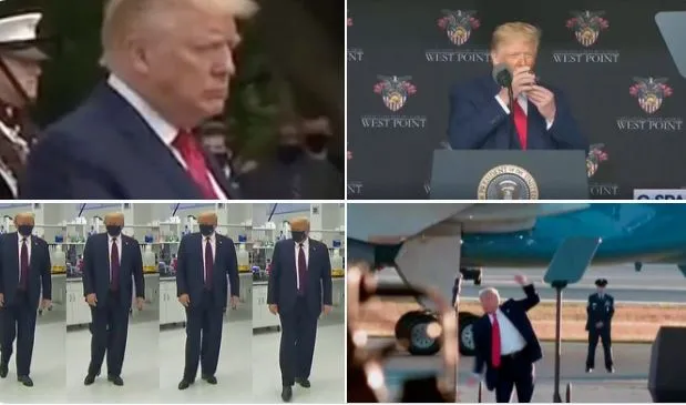 Các hình ảnh một người dùng Twitter thu thập lại để chứng minh cho giả thuyết của mình. Ảnh: TWITTER