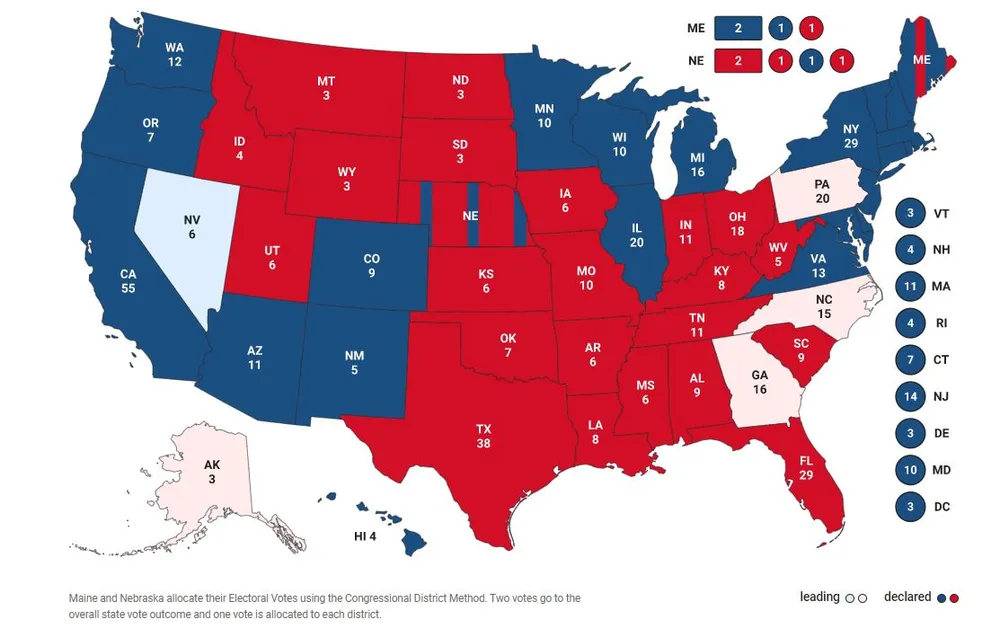 Dẫn 3/4 bang chiến địa còn lại, thế ông Trump vẫn mong manh ảnh 2