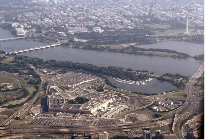 Lầu Năm Góc chụp từ trên không. Ảnh: REUTERS Lầu Năm Góc chụp từ trên không. Ảnh: REUTERS