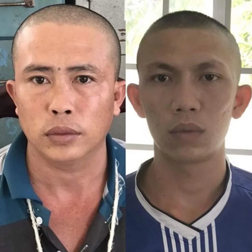 Nguyễn Trường Ánh và Nguyễn Trường Xuân sau khi bị bắt tạm giam. Ảnh: CACC Nguyễn Trường Ánh và Nguyễn Trường Xuân sau khi bị bắt tạm giam. Ảnh: CACC