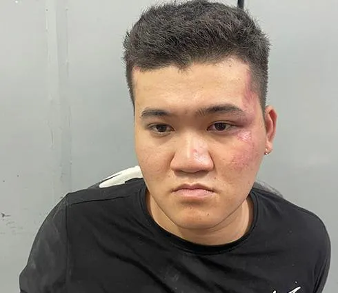 Nghi phạm Nguyễn Minh Sang đang bị tạm giữ. Ảnh: TL.