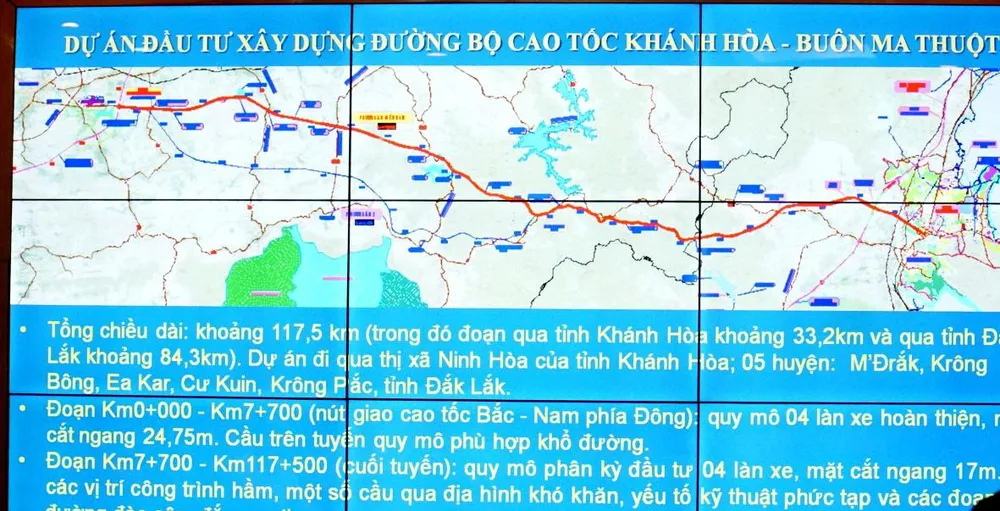 Dự án cao tốc Khánh Hòa - Buôn Ma Thuột dự kiến khởi công trước ngày 30-11-2023. Ảnh: HH.