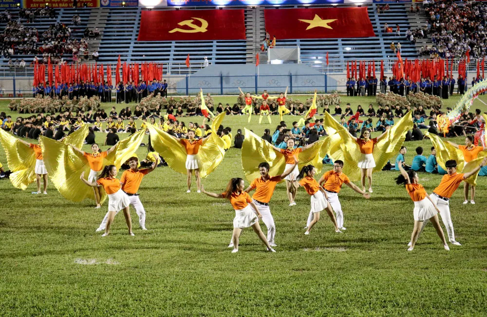 Đại hội Thể dục thể thao lần thứu VII là sự chuẩn bị tốt cho Đại hội Thể dục thể thao toàn quốc. Ảnh: THÀNH NGUYỄN.