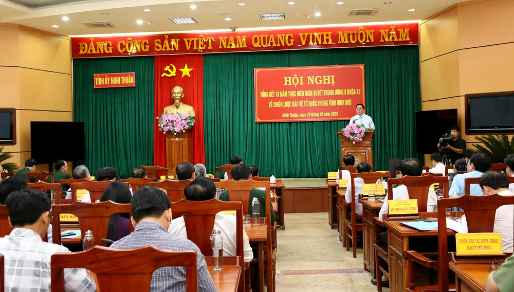 Quang cảnh hội nghị tổng kết. Ảnh: CT