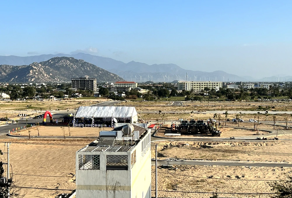 Khu đô thị biển Bình Sơn - Ninh Chữ. Ảnh: HH