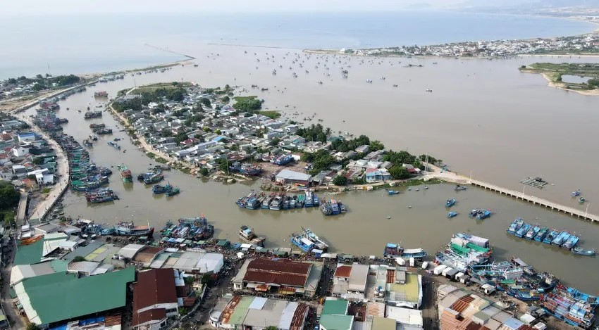 Kinh tế biển là một trong hai động lực phát triển của Ninh Thuận. Ảnh: H.H