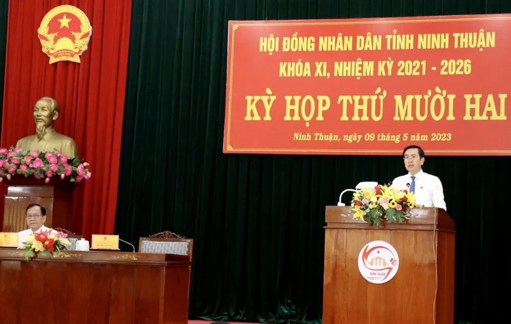 HĐND tỉnh Ninh Thuận tổ chức kỳ họp thứ 12. Ảnh: N.T