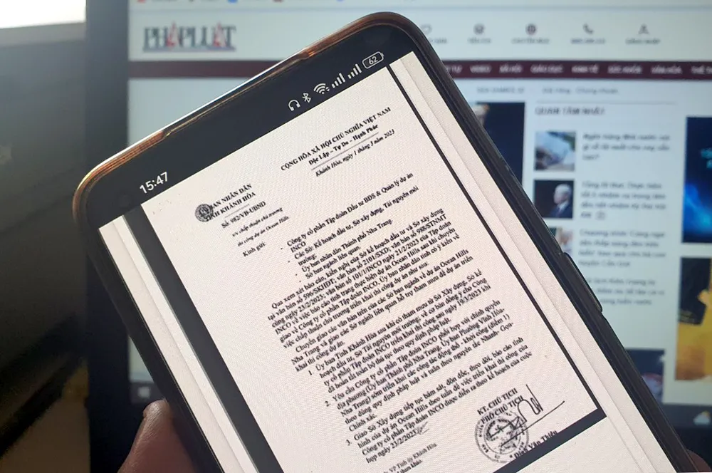 Khánh Hòa đang kiểm tra, xử lý văn bản giả mạo lan truyền trên mạng xã hội