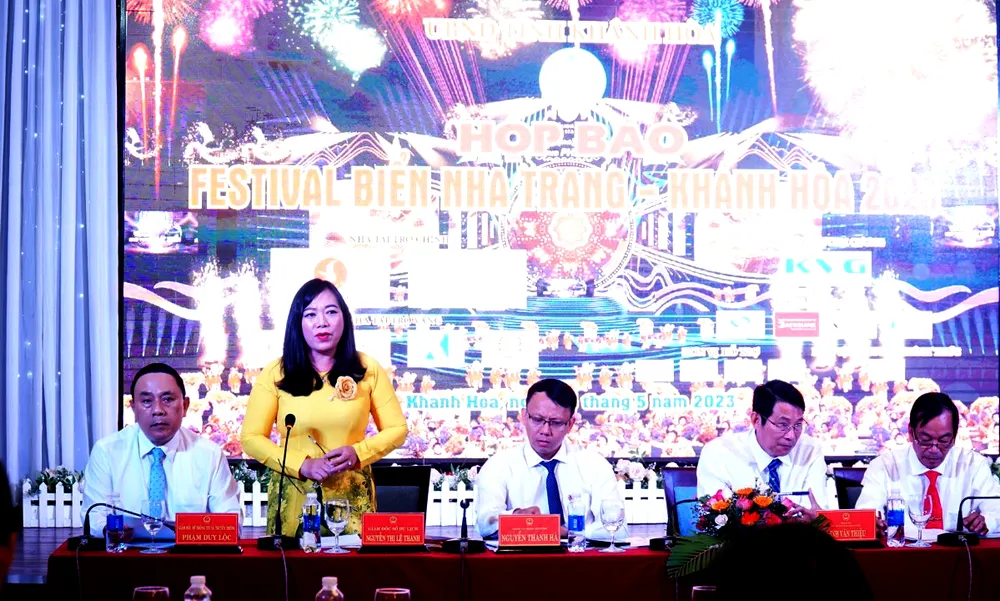 Khánh Hòa tổ chức họp báo Festival biển lần thứ 10. Ảnh: H.H Khánh Hòa tổ chức họp báo Festival biển lần thứ 10. Ảnh: H.H