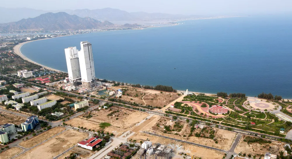 Hai tòa tháp của dự án Sunbay Park Hotel & Resort cao nhất tại tỉnh Ninh Thuận. Ảnh: H.H Hai tòa tháp của dự án Sunbay Park Hotel & Resort cao nhất tại tỉnh Ninh Thuận. Ảnh: H.H