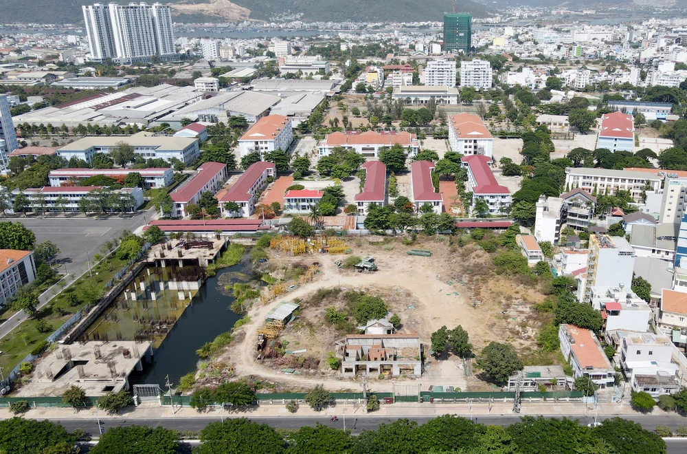 Khu đất 28E Trần Phú, nơi thực hiện thực hiện dự án Nha Trang Golden Gate. Ảnh: H.H 28e-tran-phu.jpg