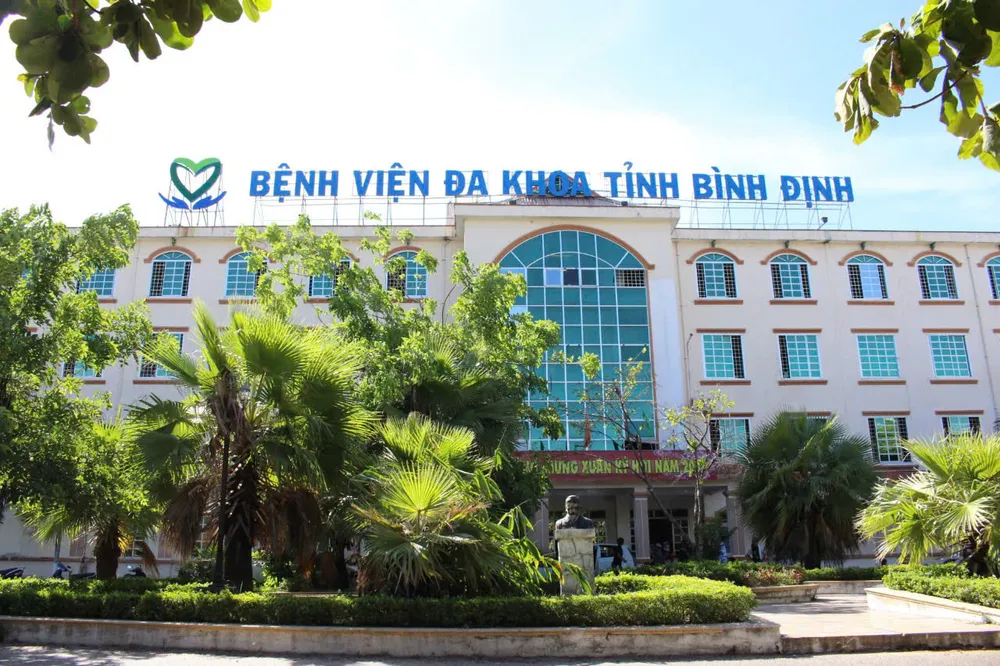 Bệnh viện Đa khoa tỉnh Bình Định. Ảnh: BINHDINHHOSPITAL bệnh viện đa khoa tỉnh bình định.jpg