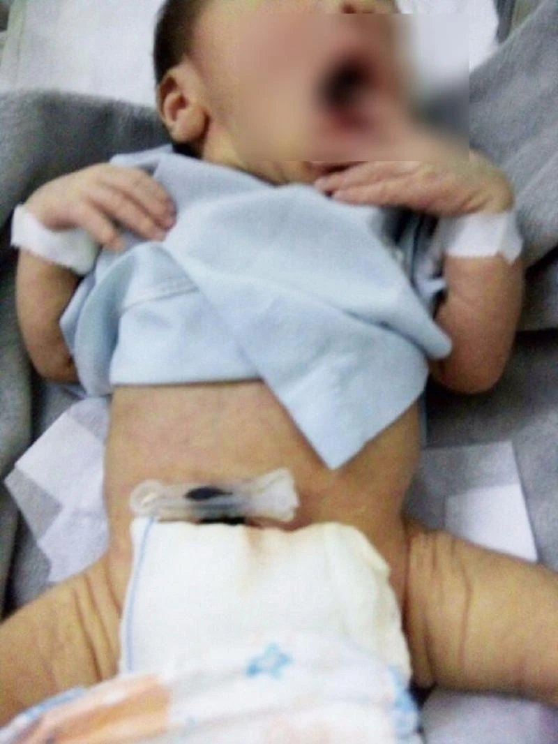 Lúc 25 tuần tuổi, gia đình siêu âm bác sĩ nói là con gái.