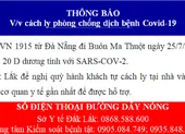 Thông báo khẩn liên quan chuyến bay từ Đà Nẵng về Đắk Lắk