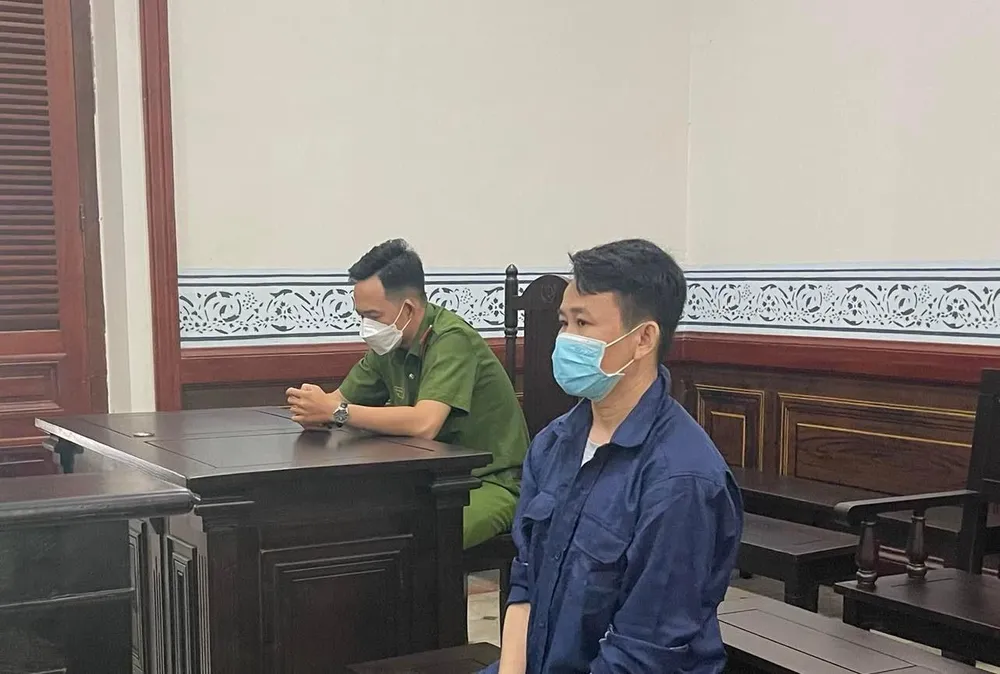 Bị cáo Nguyễn Thanh Sỹ tại tòa. Ảnh: HOÀNG YẾN