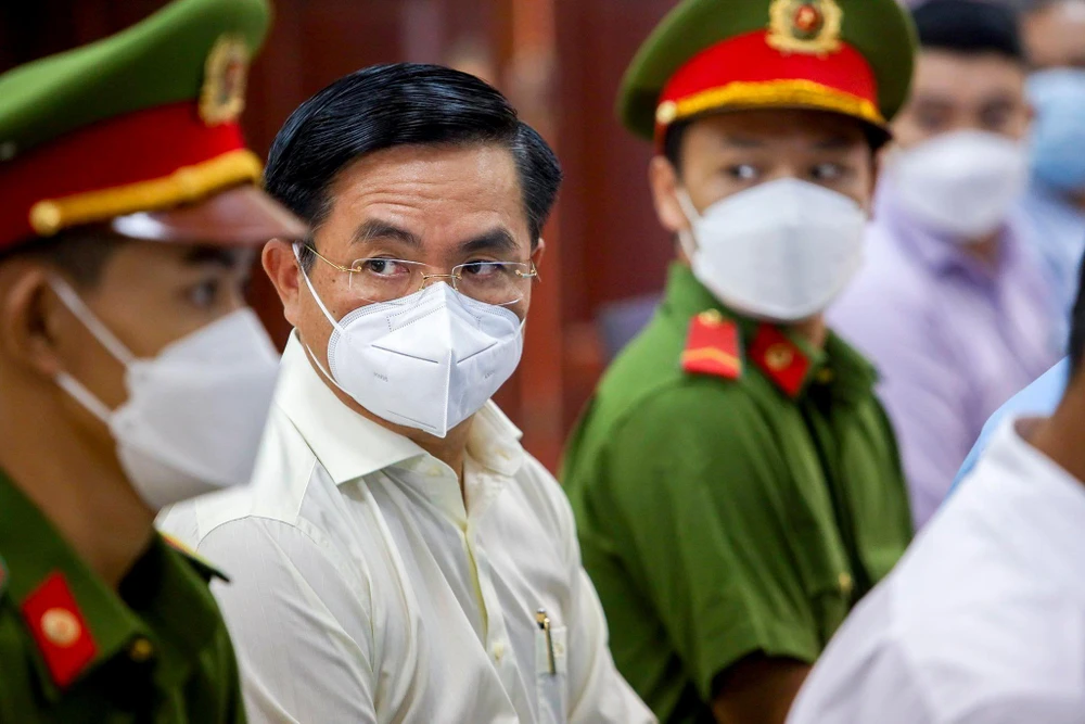 Bị cáo Trần Trọng Tuấn (cựu giám đốc Sở Xây dựng TP.HCM). Ảnh: N.NHI