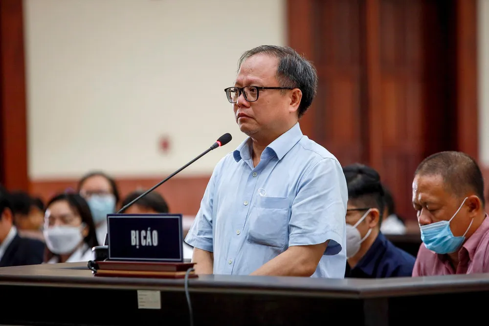 Ông Cang vừa được cấp phúc thẩm giảm án trong vụ án đầu. Ảnh: N.NHI