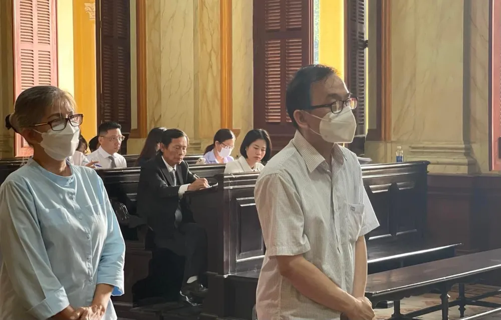 Các bị cáo tại tòa