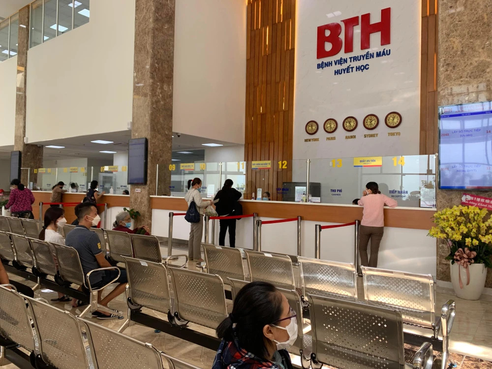 Cơ sở 2 Bệnh viện Truyền máu huyết học TP.HCM vừa đưa vào hoạt động. Ảnh: Hoàng Lan