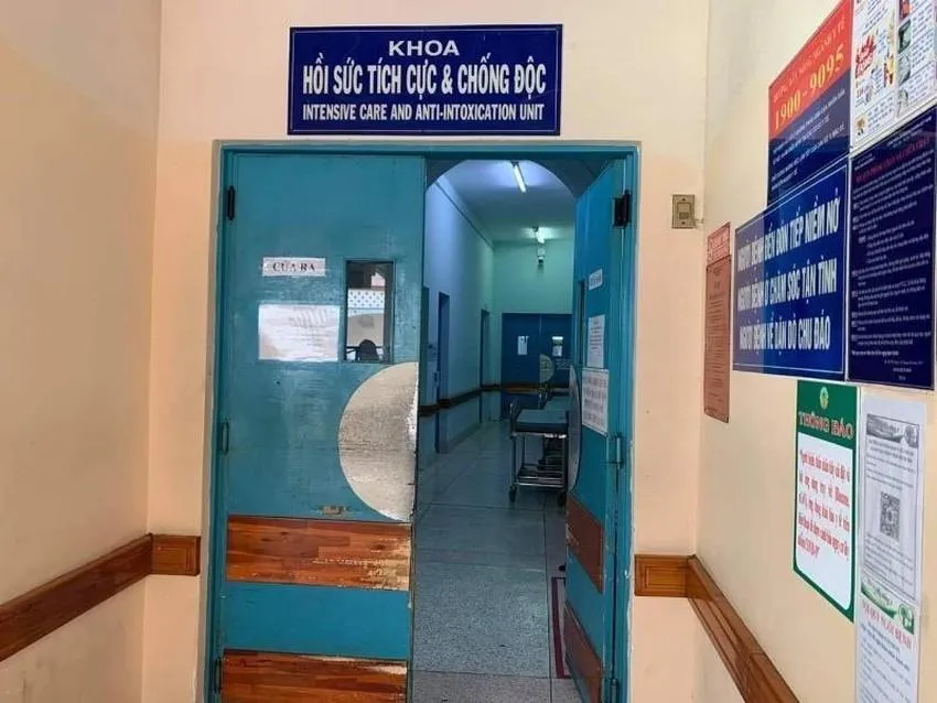 Khoa hồi sức tích cực – Chống độc, nơi đang điều trị cho bé gái uống nhầm xăng trong tủ lạnh. Ảnh: HL Khoa hồi sức tích cực – Chống độc, nơi đang điều trị cho bé gái uống nhầm xăng trong tủ lạnh. Ảnh: HL