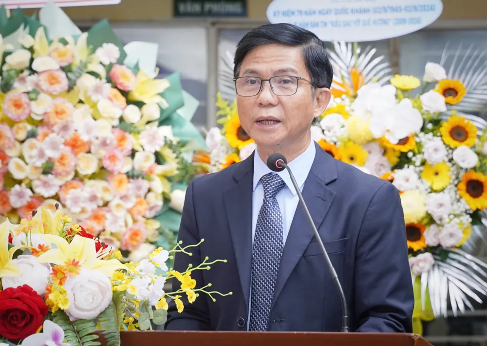 Ông Lê Văn Thu – Phó Chủ nhiệm Ủy ban về người Việt Nam ở nước ngoài TP.HCM phát biểu tại chương trình. Ảnh: THUẬN VĂN người Việt Nam ở nước ngoài (16).jpg