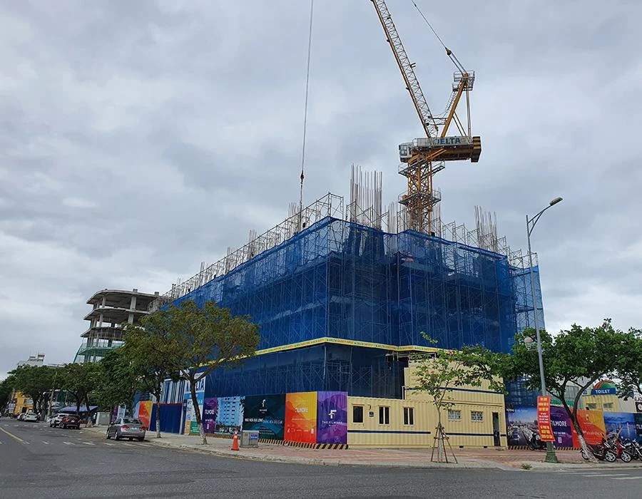 Dự án The Filmore (quận Hải Châu) đang thế chấp ngân hàng. Ảnh: TẤN VIỆT Dự án The Filmore (quận Hải Châu) đang thế chấp ngân hàng. Ảnh: TẤN VIỆT