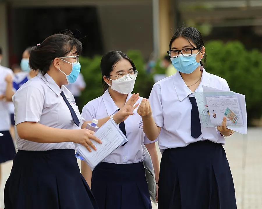 Thí sinh tham gia kỳ thi tốt nghiệp THPT tại TP.HCM vừa qua. Ảnh: HOÀNG GIANG Thí sinh tham gia kỳ thi tốt nghiệp THPT tại TP.HCM vừa qua. Ảnh: HOÀNG GIANG