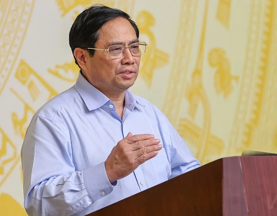 Thủ tướng Phạm Minh Chính phát biểu tại phiên họp. Ảnh: NHẬT BẮC