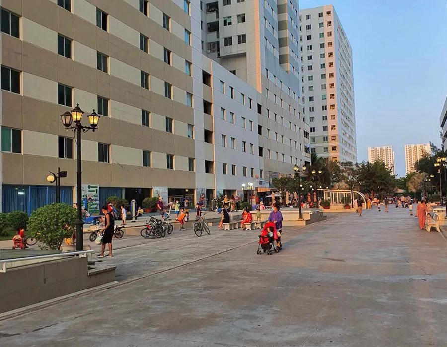 Một dự án chung cư đã được bàn giao nhiều năm nay tại quận 7, TP.HCM. Ảnh: Q.HUY