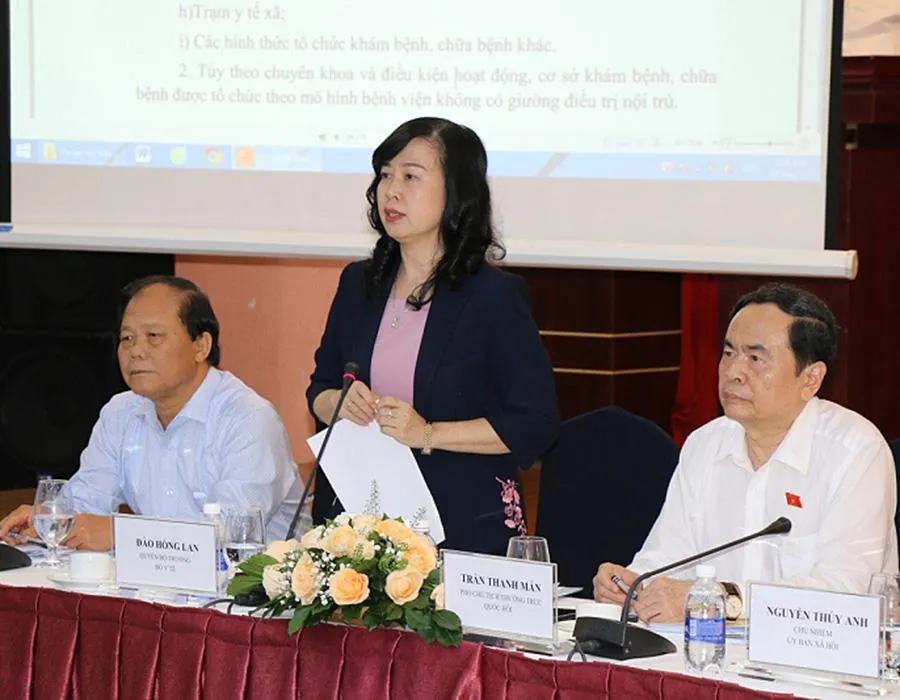 Quyền Bộ trưởng Bộ Y tế Đào Hồng Lan phát biểu tại hội thảo. Ảnh: daibieunhandan.vn Quyền Bộ trưởng Bộ Y tế Đào Hồng Lan phát biểu tại hội thảo. Ảnh: daibieunhandan.vn