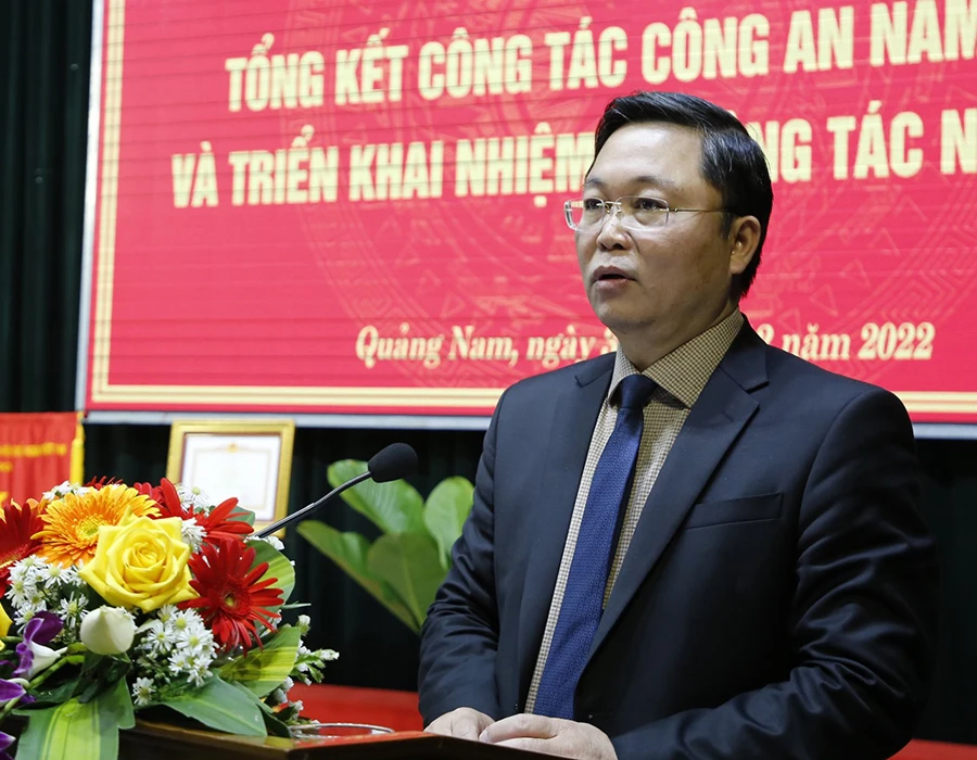 Chủ tịch UBND tỉnh Quảng Nam Lê Trí Thanh. Ảnh: THANH NHẬT