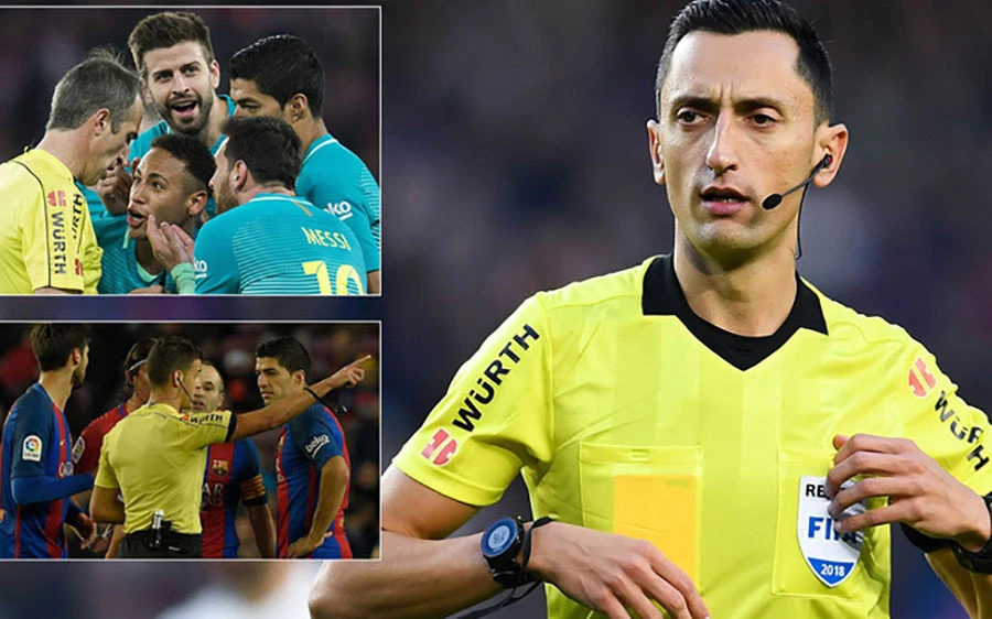 Barcelona bị tố cáo “mua” trọng tài. Ảnh: GETTY IMAGES