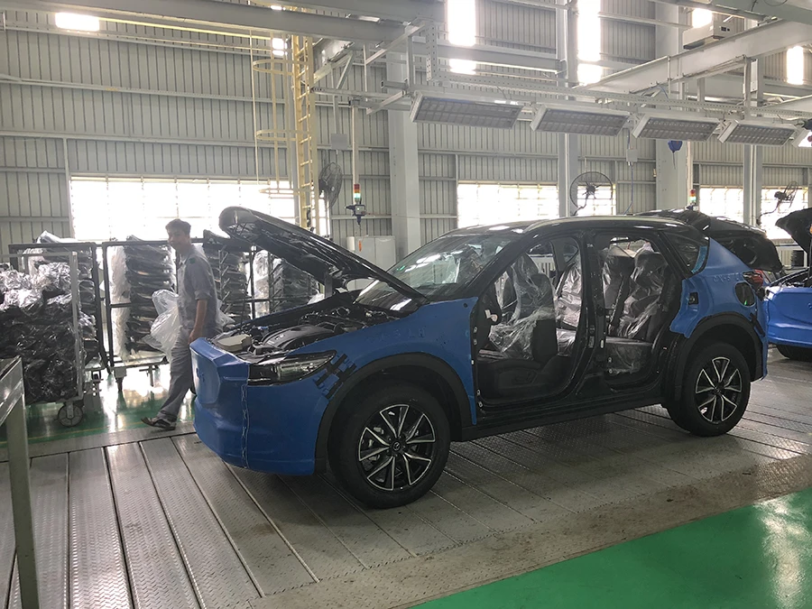 Doanh nghiệp lo ngại sản lượng ô tô bán ra trong năm năm tới sẽ sụt giảm mạnh. Ảnh: QH