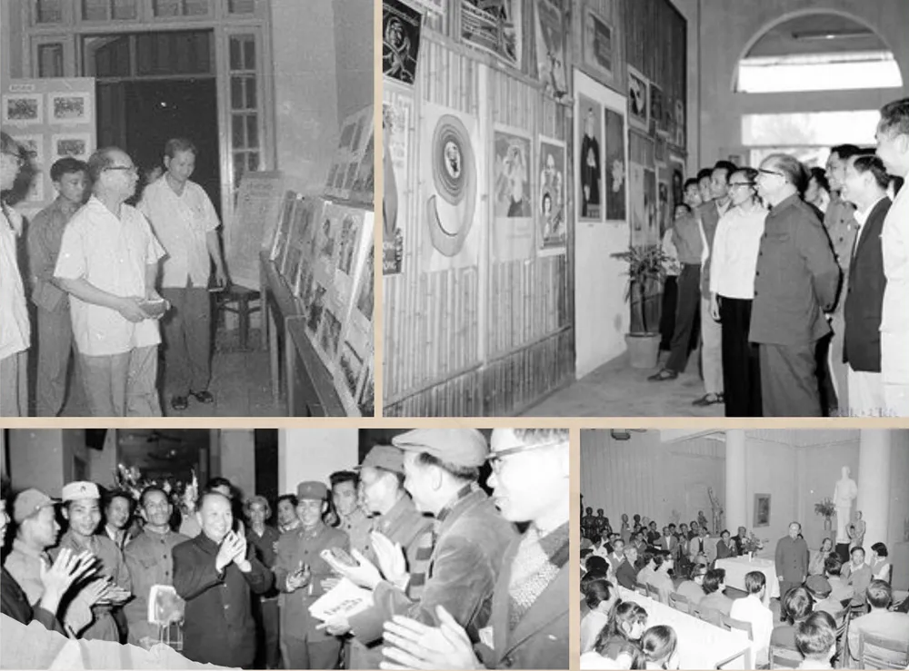 Tổng Bí thư Trường Chinh tham dự các sự kiện văn hóa. Ảnh: TTXVN