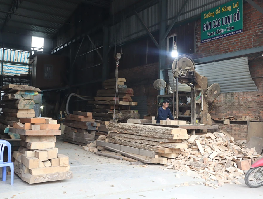 Ngành gỗ đang tìm cách xoay xở để vượt qua giai đoạn khó khăn hiện nay. Ảnh: A.HIỀN