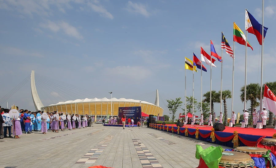 SEA Games 32 đang chuẩn bị tất cả cho lễ khai mạc. Ảnh: ANH PHƯƠNG