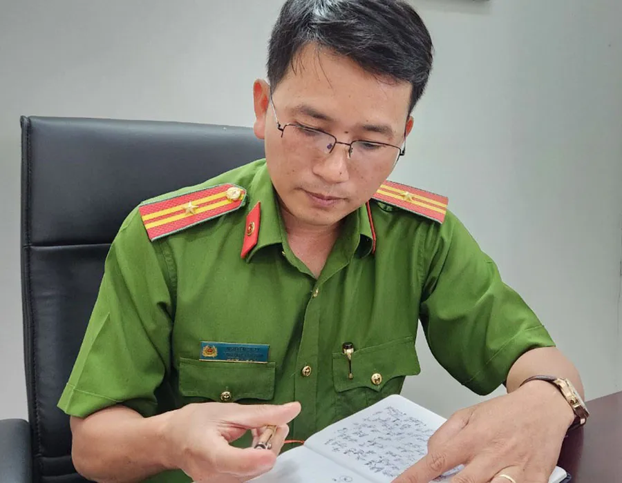 Thiếu tá Nguyễn Sỹ Tý.