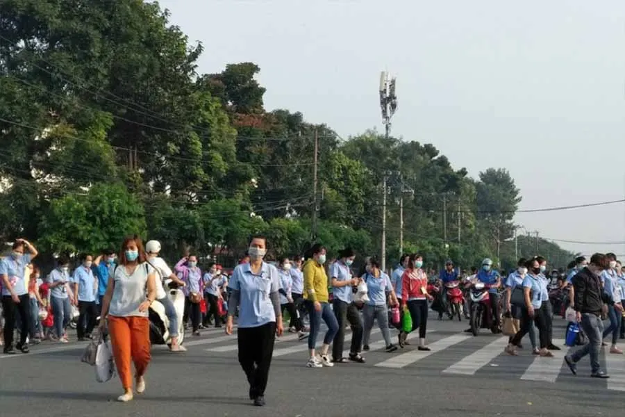 Người lao động làm việc tại Khu chế xuất Linh Trung I (TP Thủ Đức, TP.HCM). Ảnh: P.ĐIỀN Người lao động làm việc tại Khu chế xuất Linh Trung I (TP Thủ Đức, TP.HCM). Ảnh: P.ĐIỀN