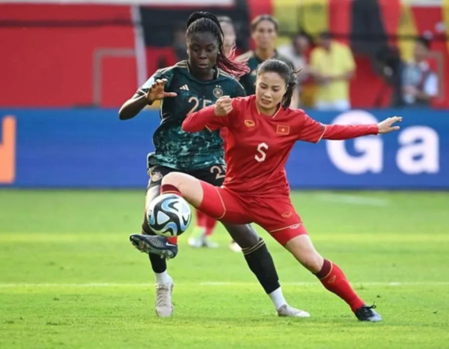 Trận giao hữu Đức - Việt Nam tỉ số 2-1. Ảnh: GETTY IMAGES