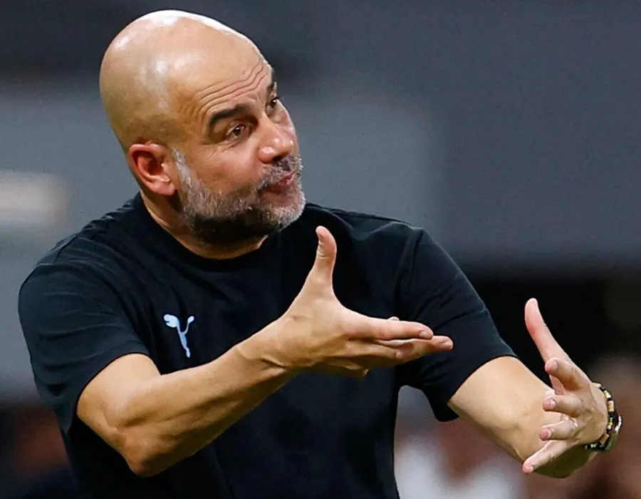 HLV Pep Guardiola nhận xét về giải vô địch Saudi Arabia đang hút các cầu thủ giỏi ở châu Âu về. Ảnh: GETTY IMAGES HLV Pep Guardiola nhận xét về giải vô địch Saudi Arabia đang hút các cầu thủ giỏi ở châu Âu về. Ảnh: GETTY IMAGES
